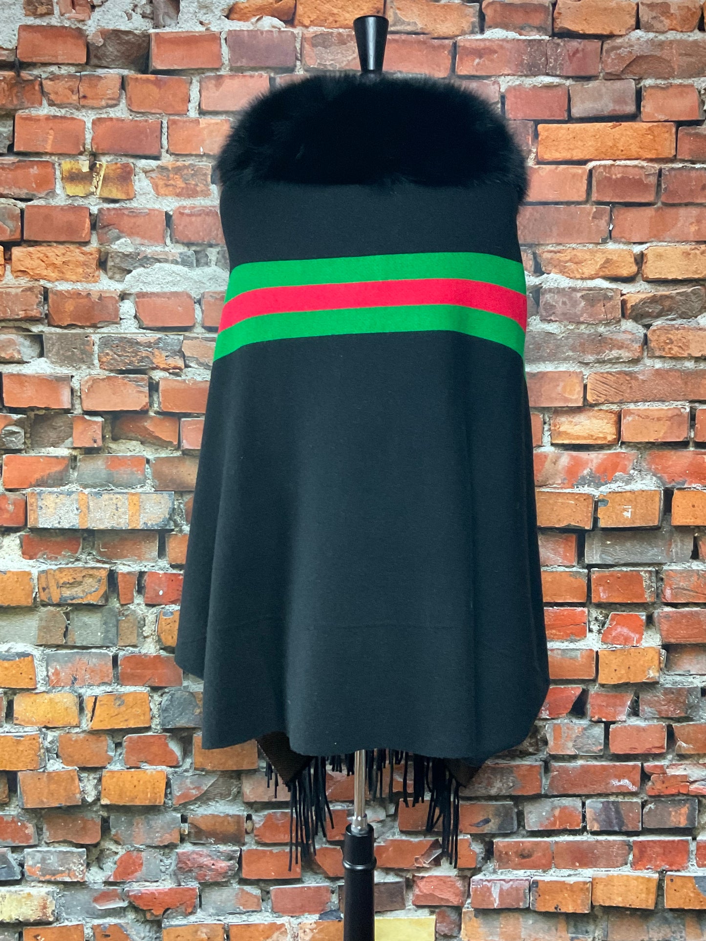 Cape with Fox Fur Collar