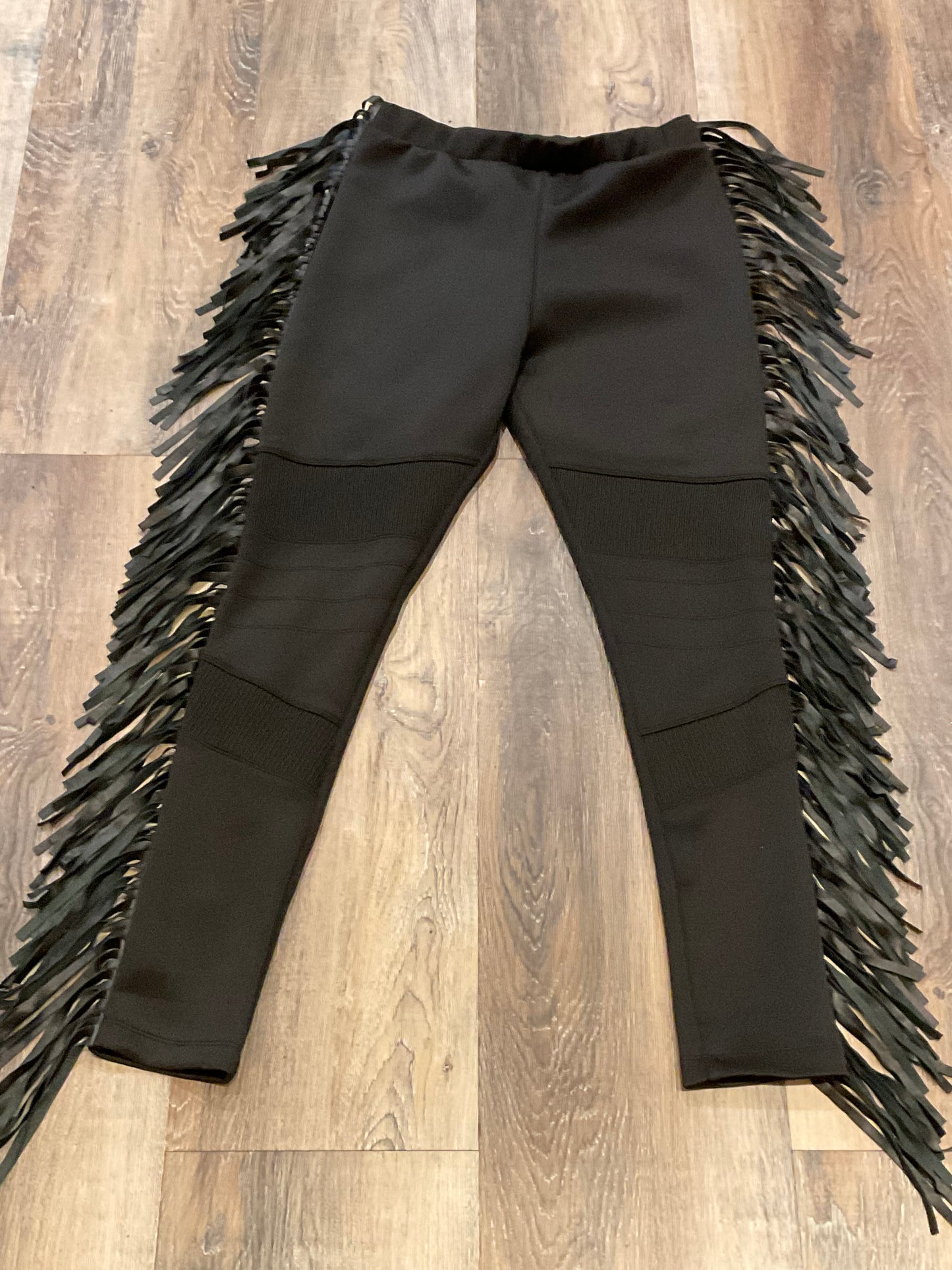 Leather Fringe Pant