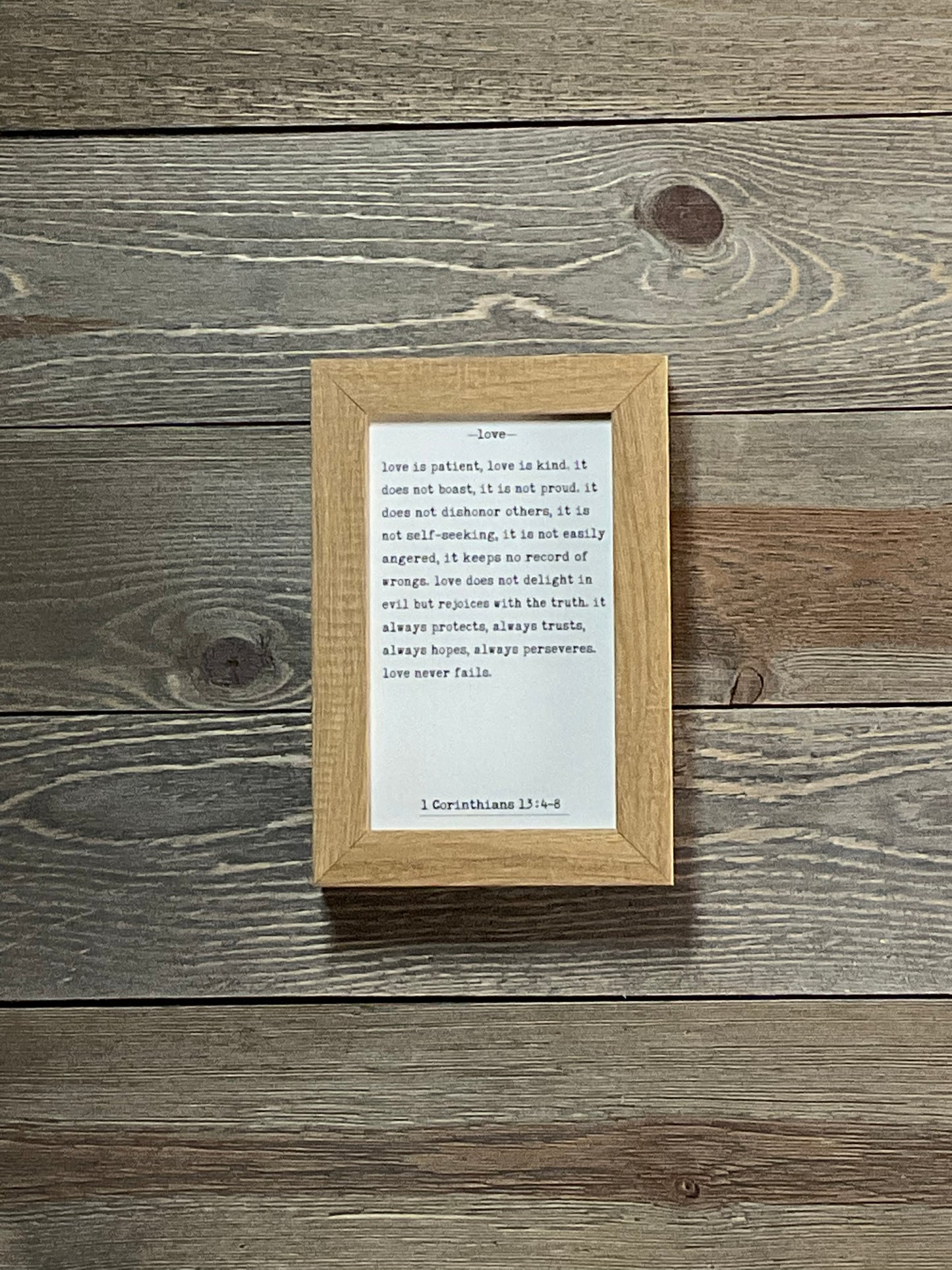 Love - Scripture Board