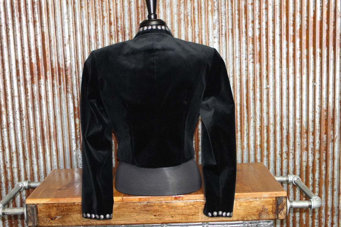 Cropped Velvet Jacket