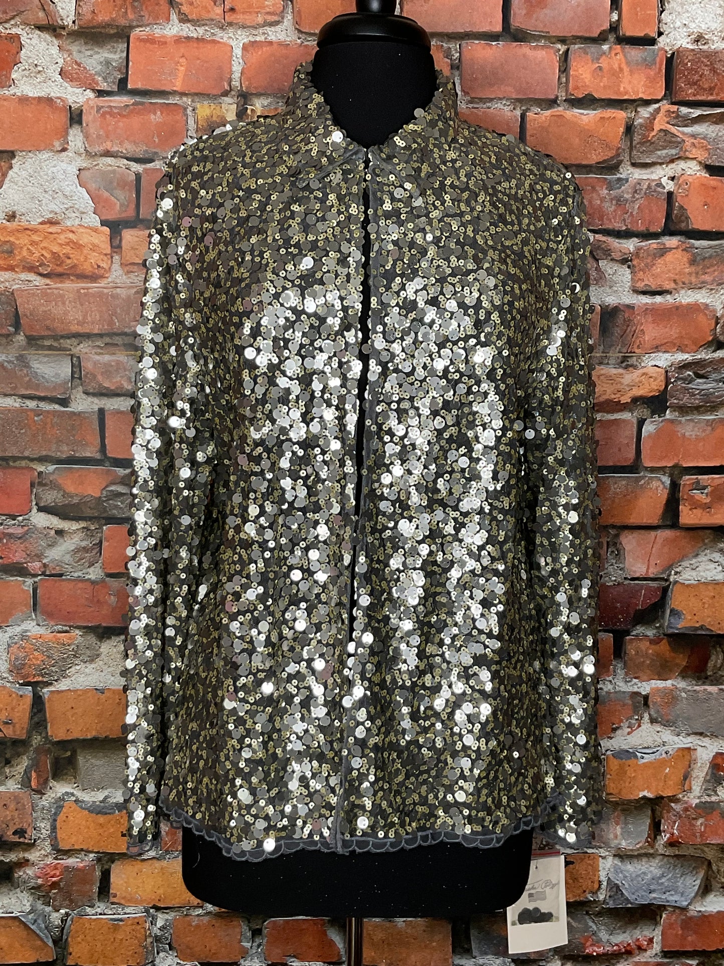 Sequinned Shirt Jacket