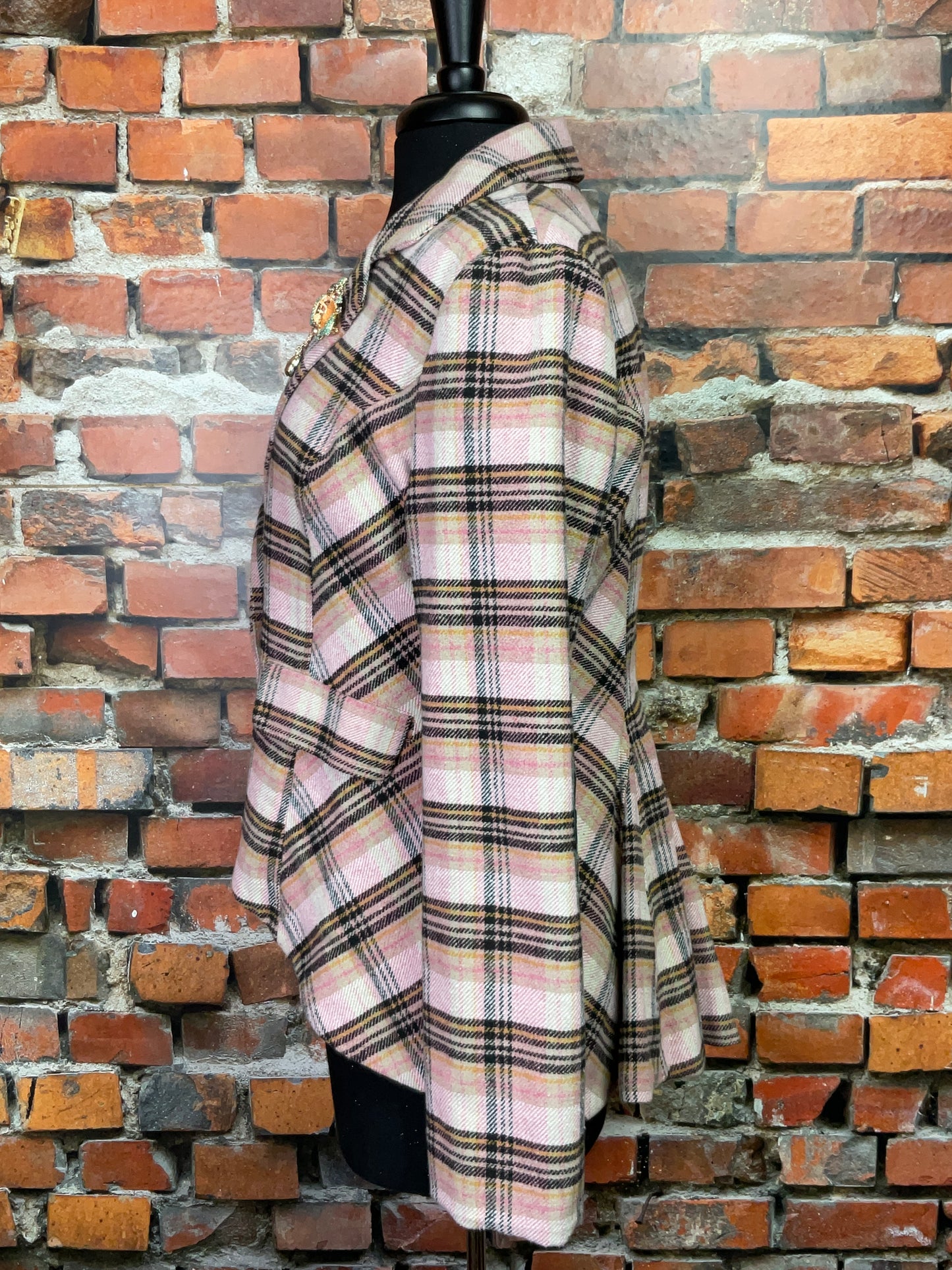 Plaid Tapered Blazer