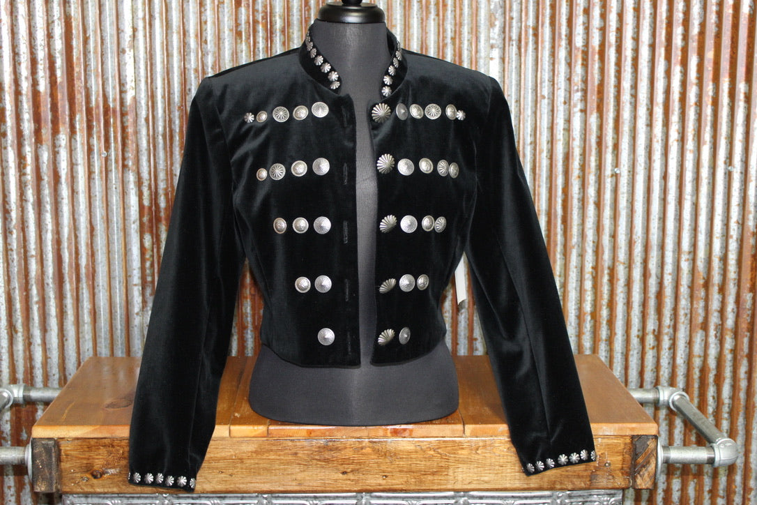 Cropped Velvet Jacket