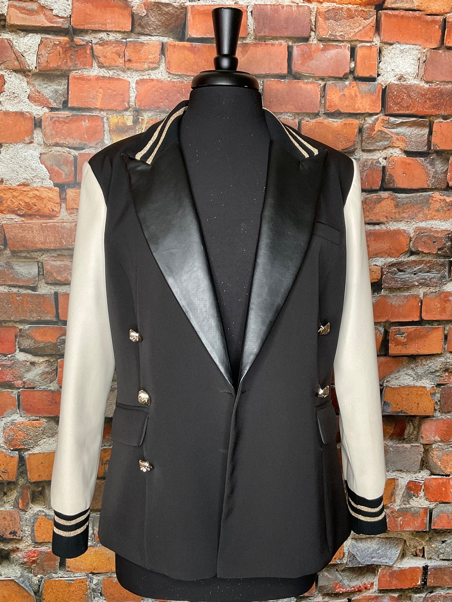 Ebony & Ivory Blazer