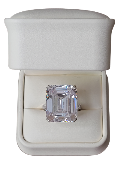 Cz emerald cut ring online
