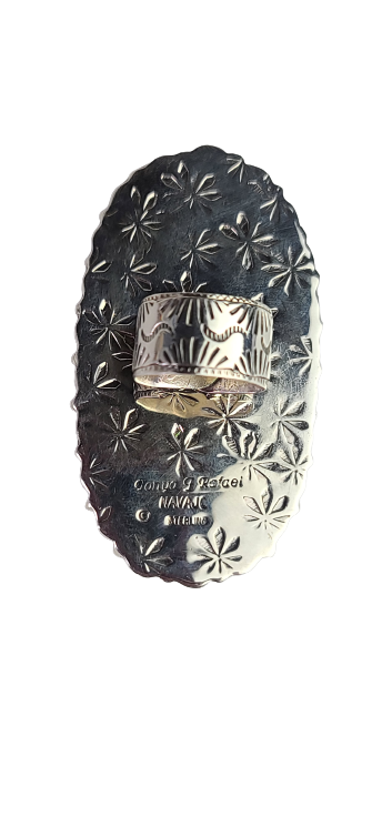 Large Black Onyx Oval Ring