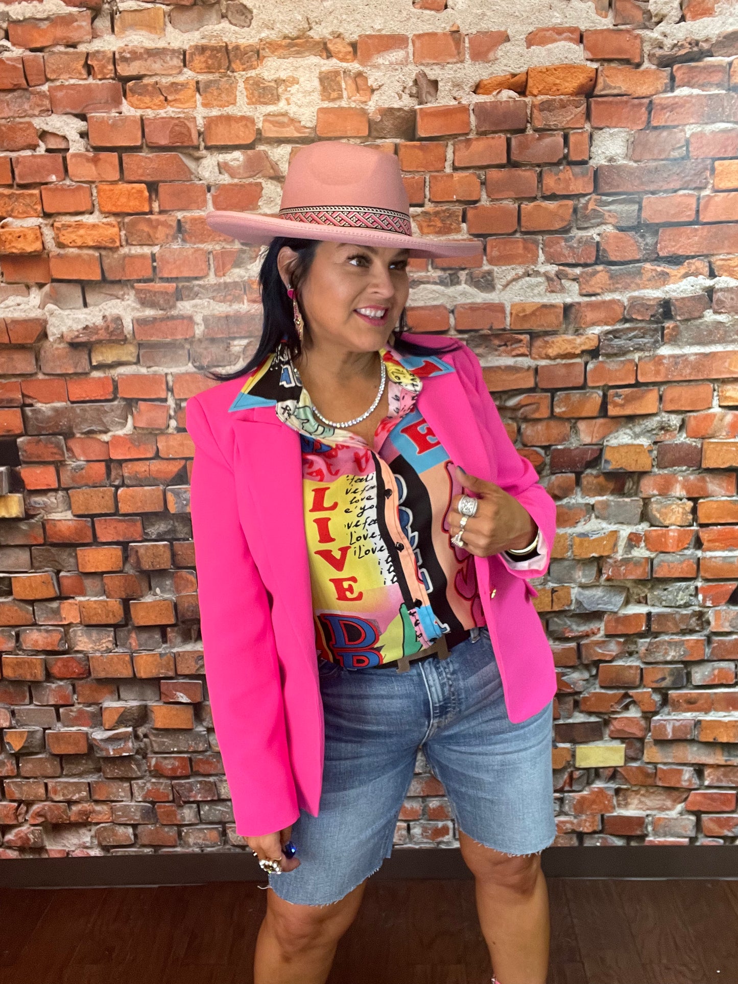 High Rise Bermuda Shorts