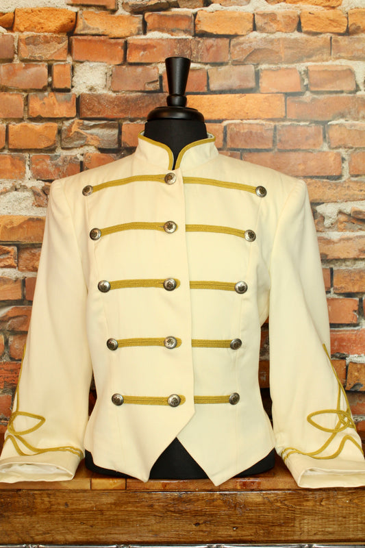 Ivory Jacket with Gold Braid