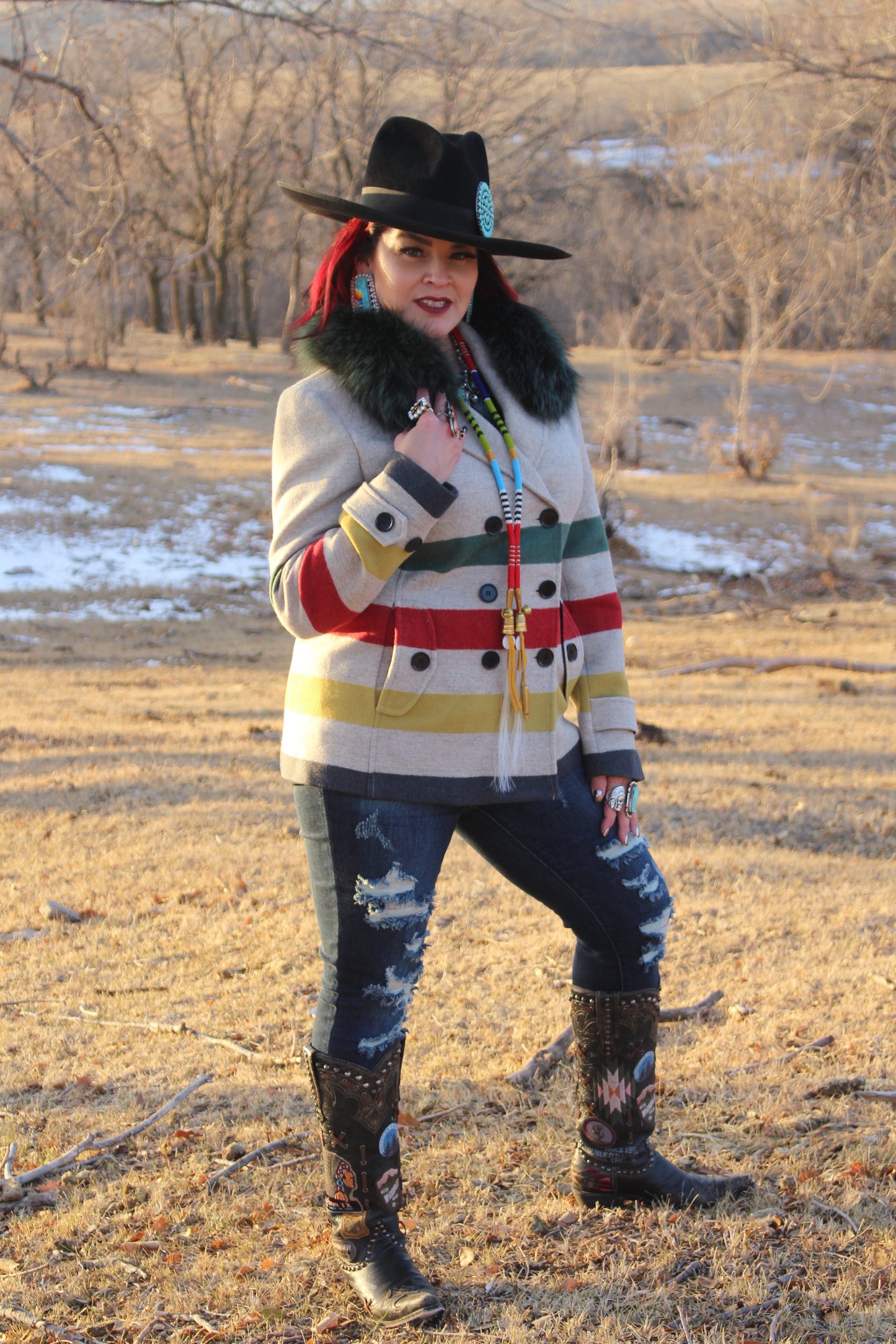 Glacier Park Wool Pea Coat