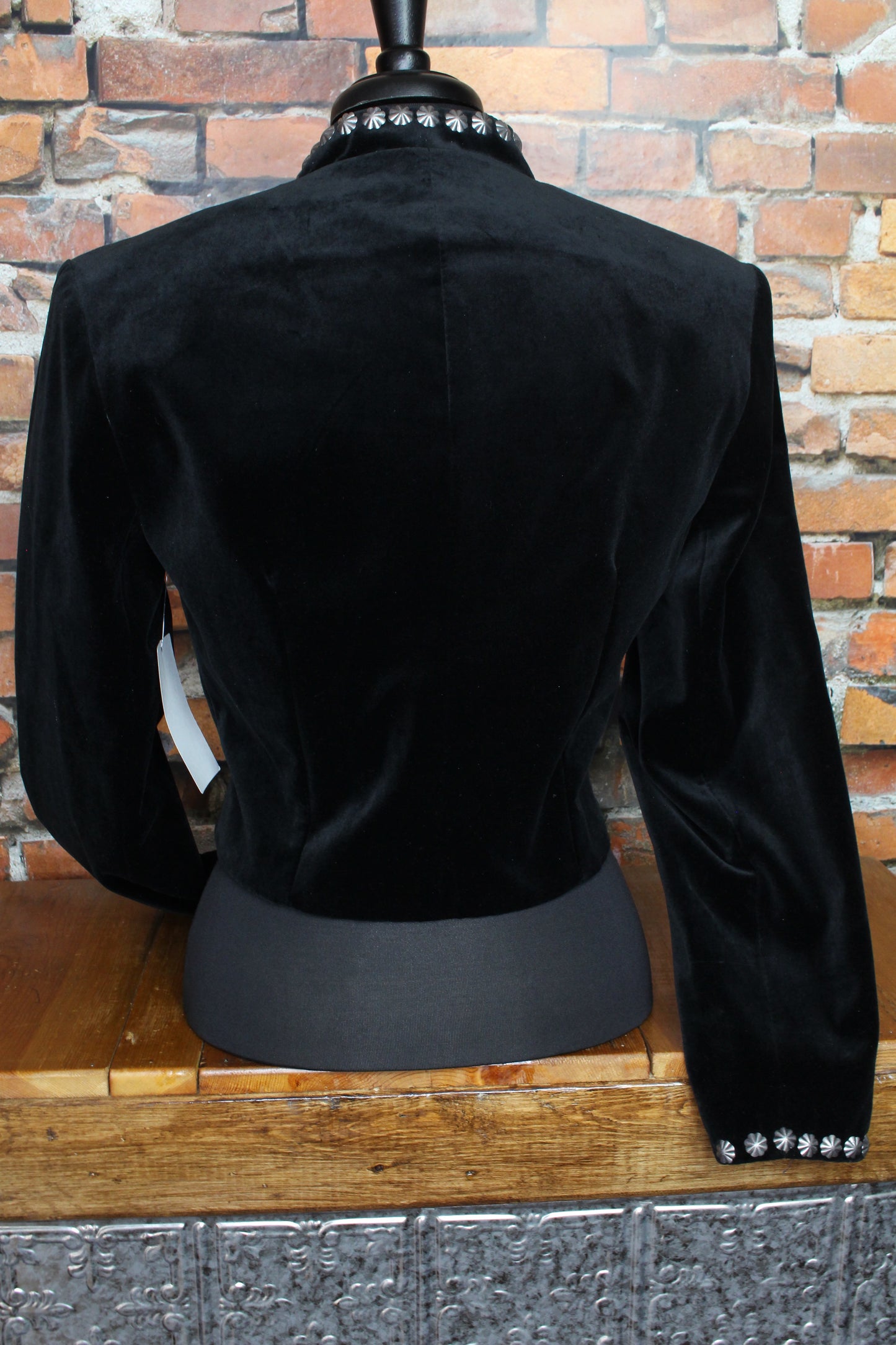 Cropped Velvet Jacket