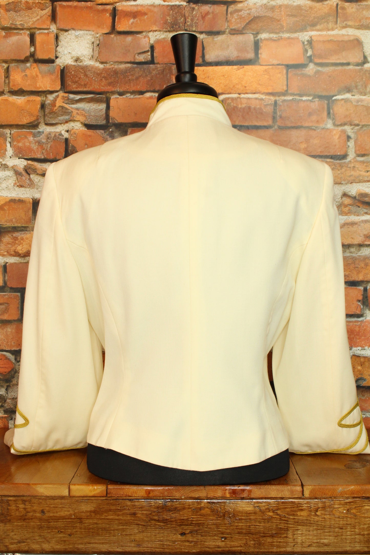 Ivory Jacket with Gold Braid