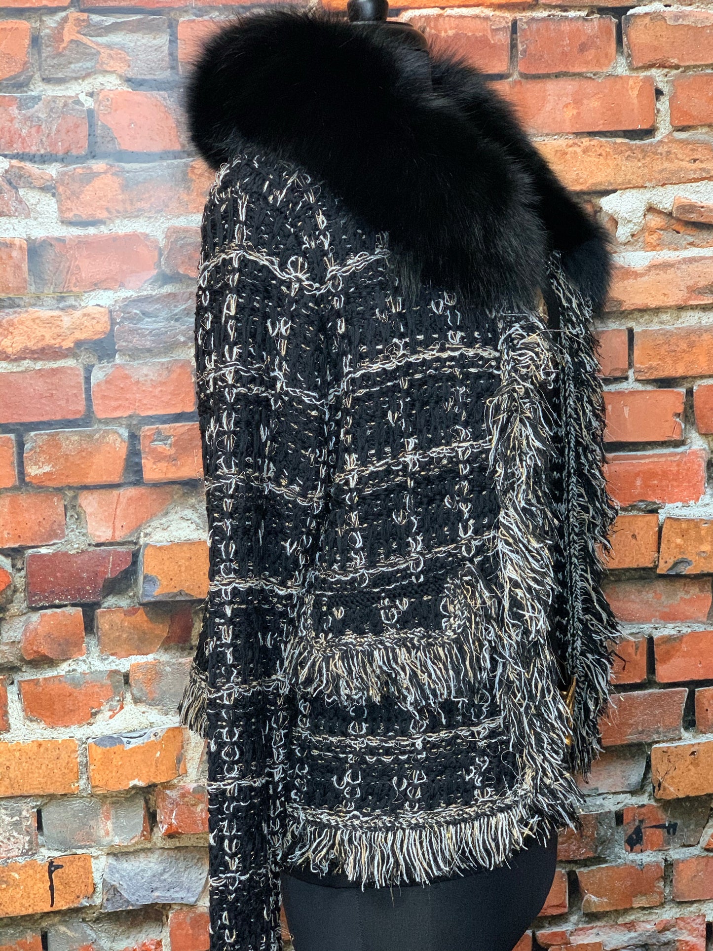 The Miss Bouvier Blazer w/Fox Fur