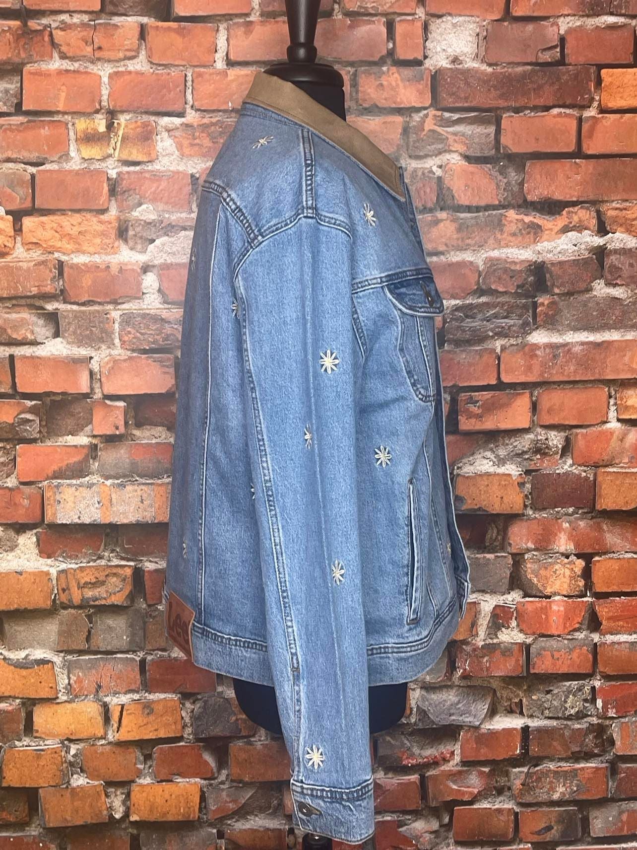 Lee X The Hundreds Flower Embroidered Oversized Jkt