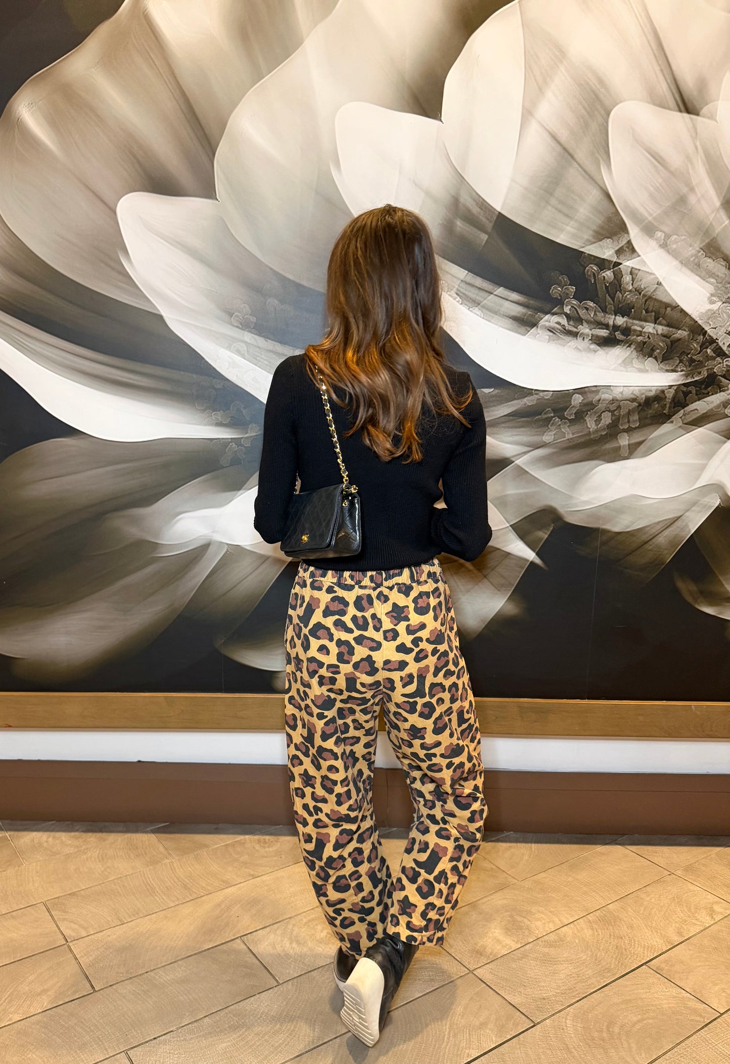 WESTERN CHEETAH BARREL PANT