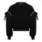 Layered Luxe Embellished Sweatshirt