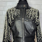 Pearls & Rhinestone Crop Jacket