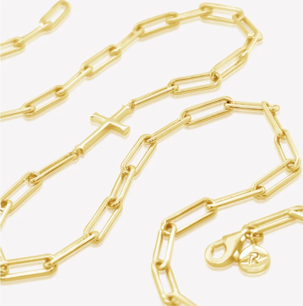 CHAIN BREAKER CROSS NECKLACE