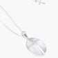 Mother of Pearl Cross Pendant Necklace