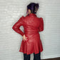 Faux Leather Belted Dress or Jacket