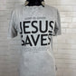 JESUS Saves Mineral Graphic Tee
