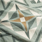 Quilted Star Cotton Matelasse Shale King Size