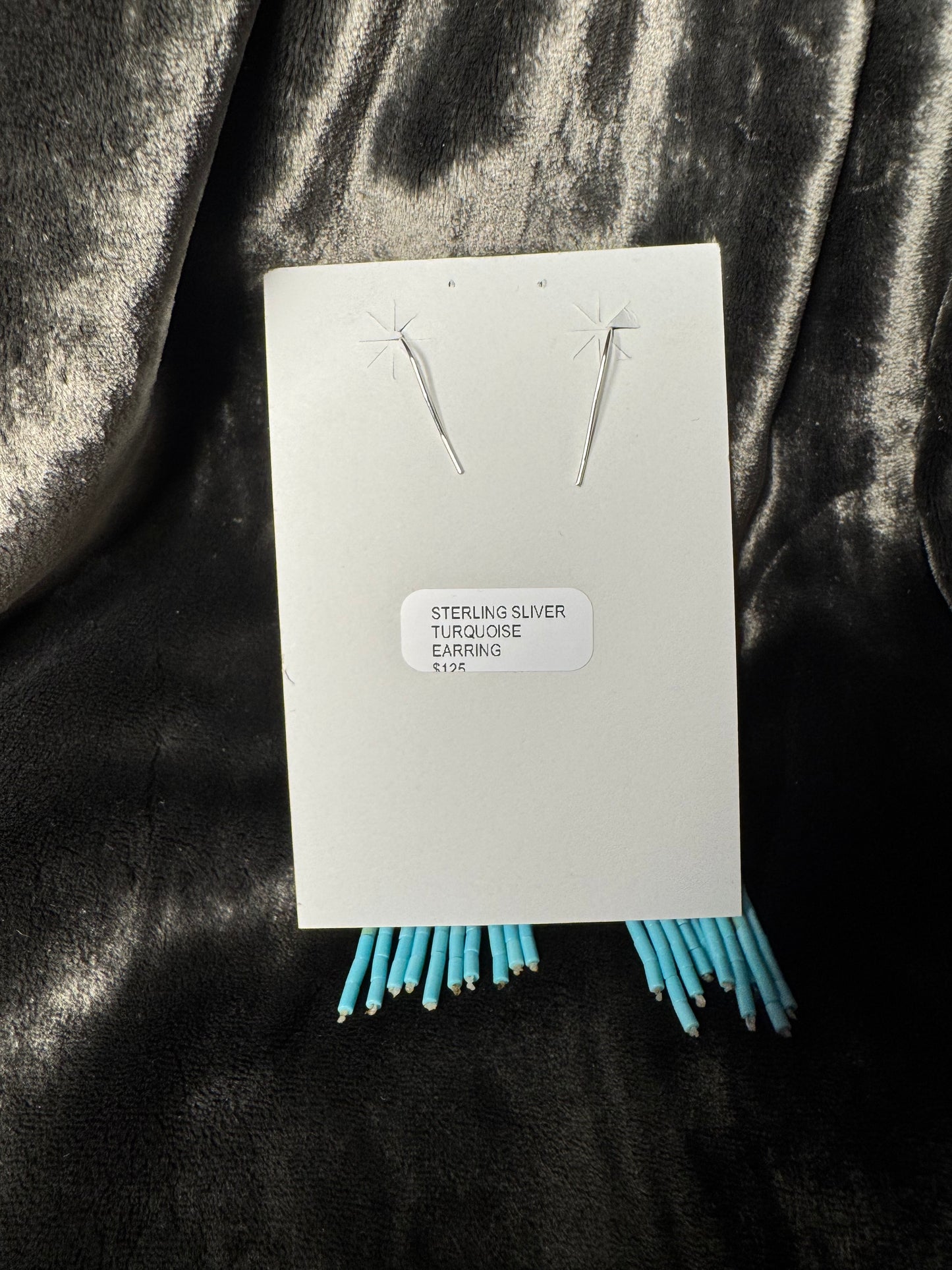 4” Sterling Silver Heishi Earrings