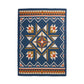 Quilted Star Cotton Matelasse Indigo King Size
