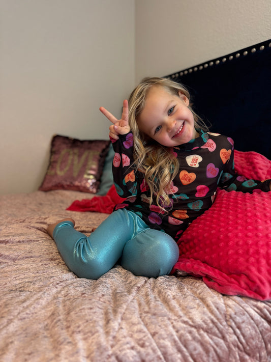 Cowboy Valentine Mesh Kid Top