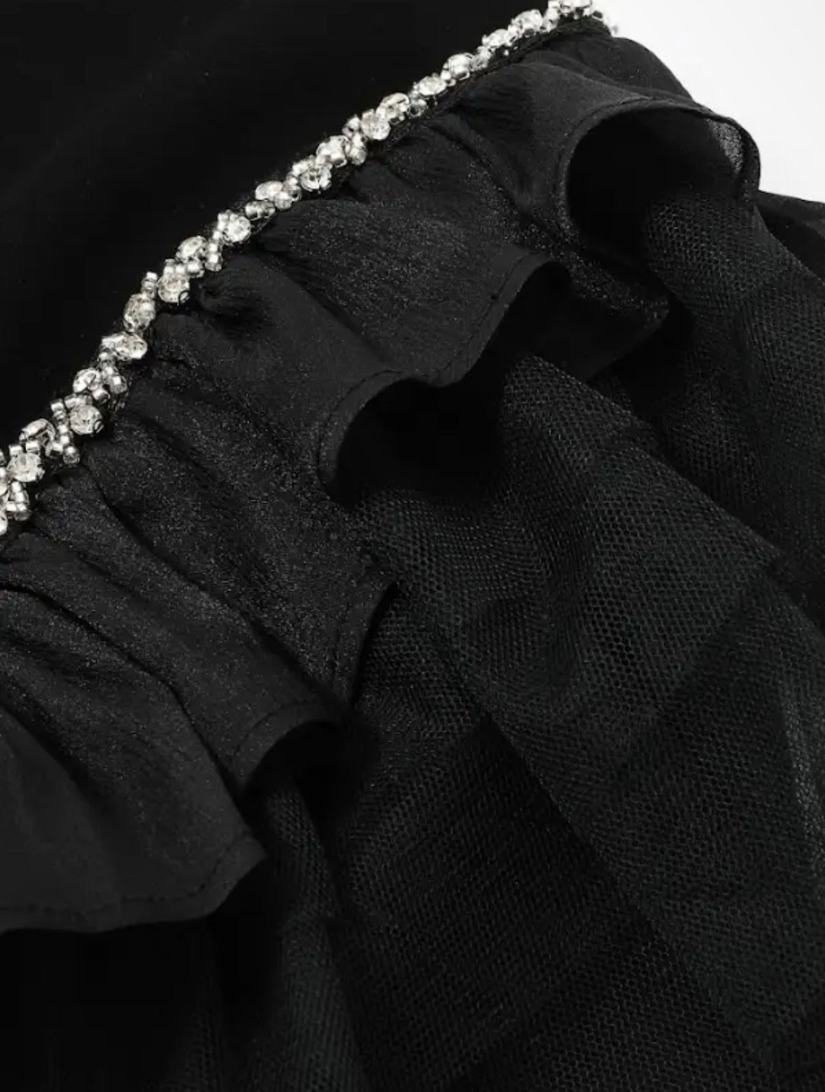 Layered Luxe Embellished Sweatshirt