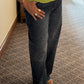 Mid Waist Embellished Barrel Jeans