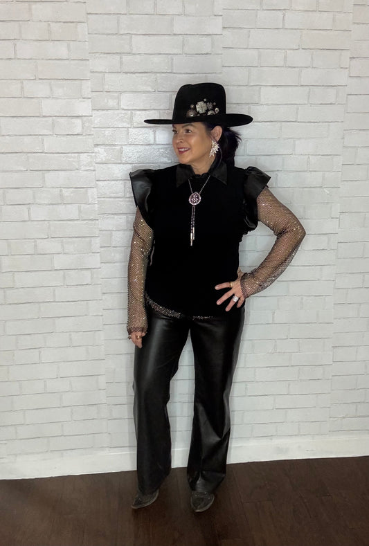 Not So Basic Black Blouse