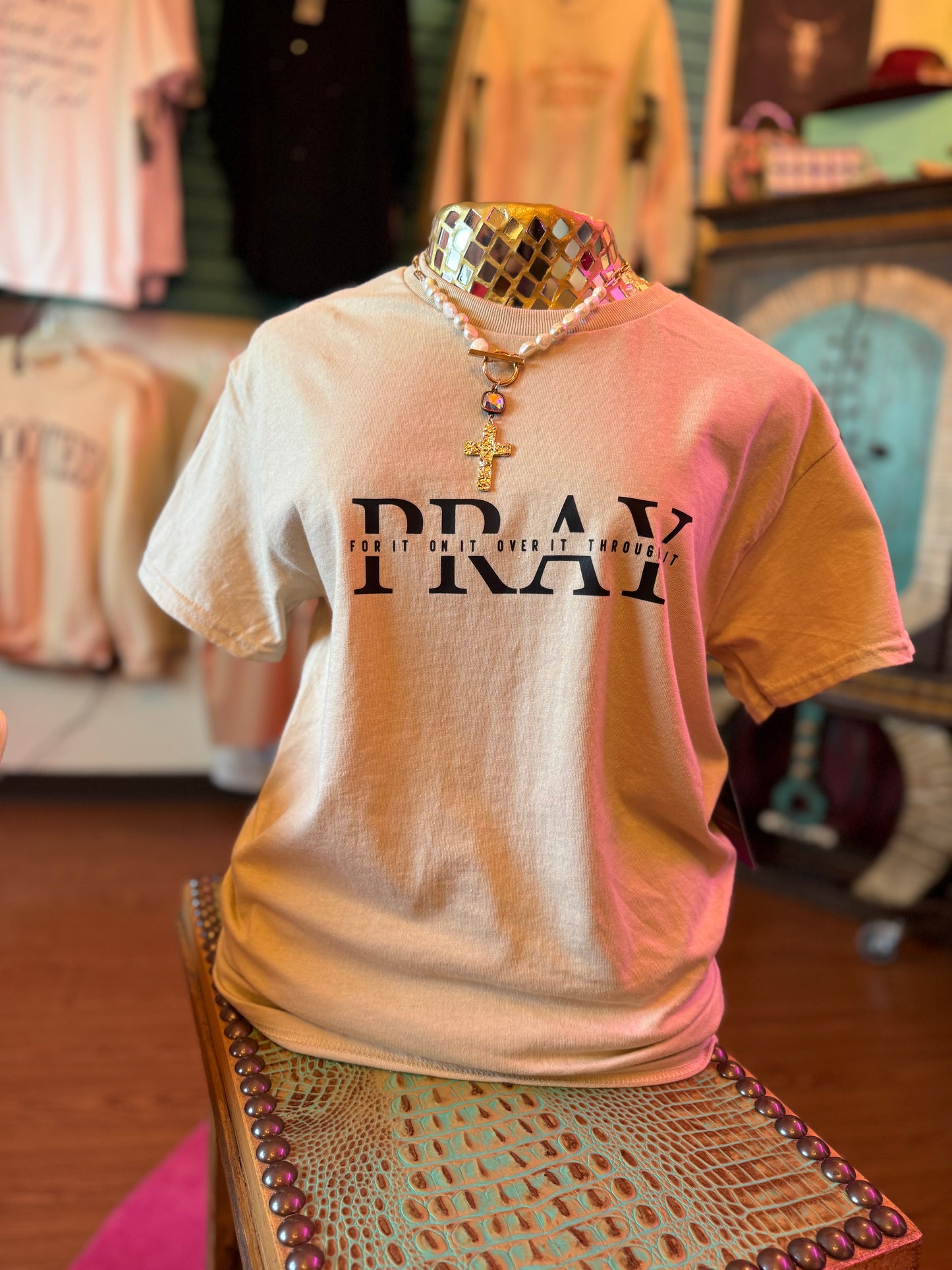 Pray for it on it over it and through it!!