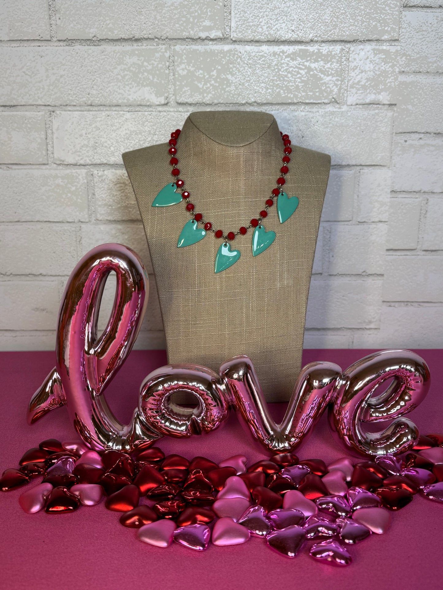 Beth’s Turquoise Heart Necklace