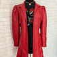 Faux Leather Belted Dress or Jacket