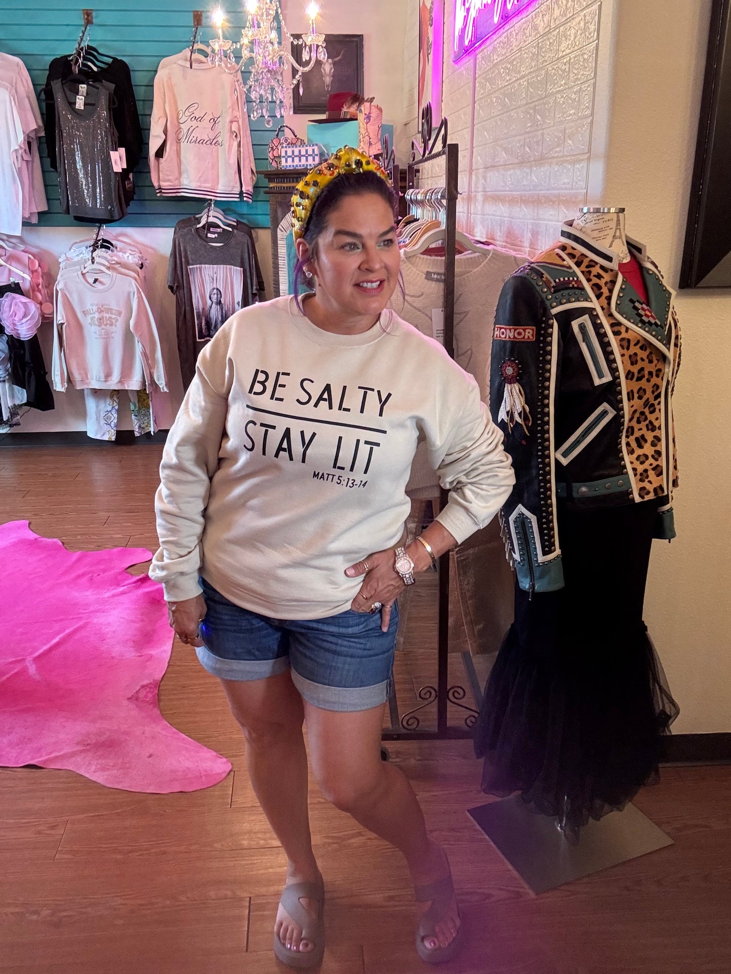 Be Salty Stay Lit Sweatshirt