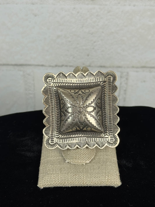 Sterling Silver Adjustable Ring