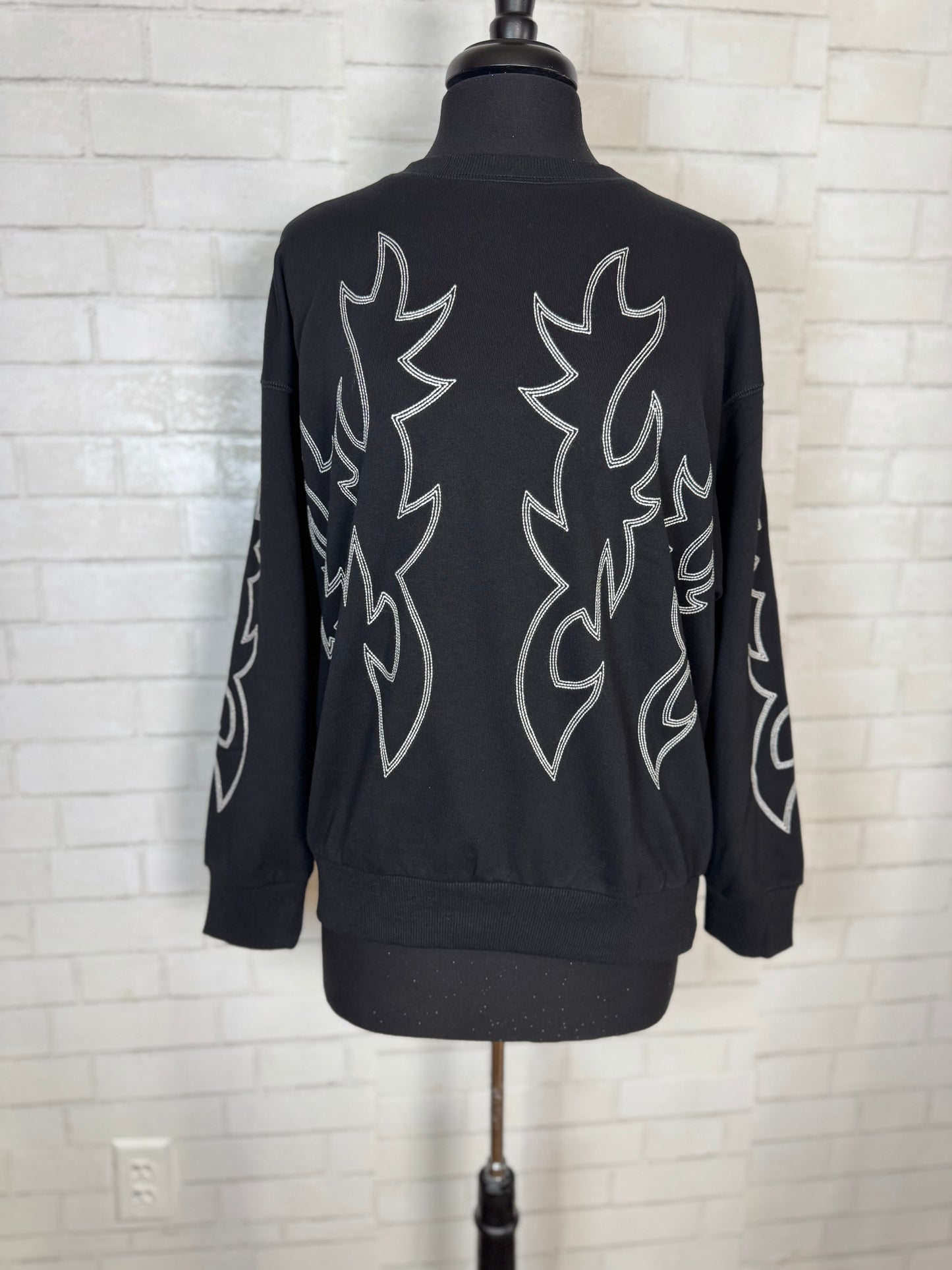 Western Boot Stitch Sweatshirt