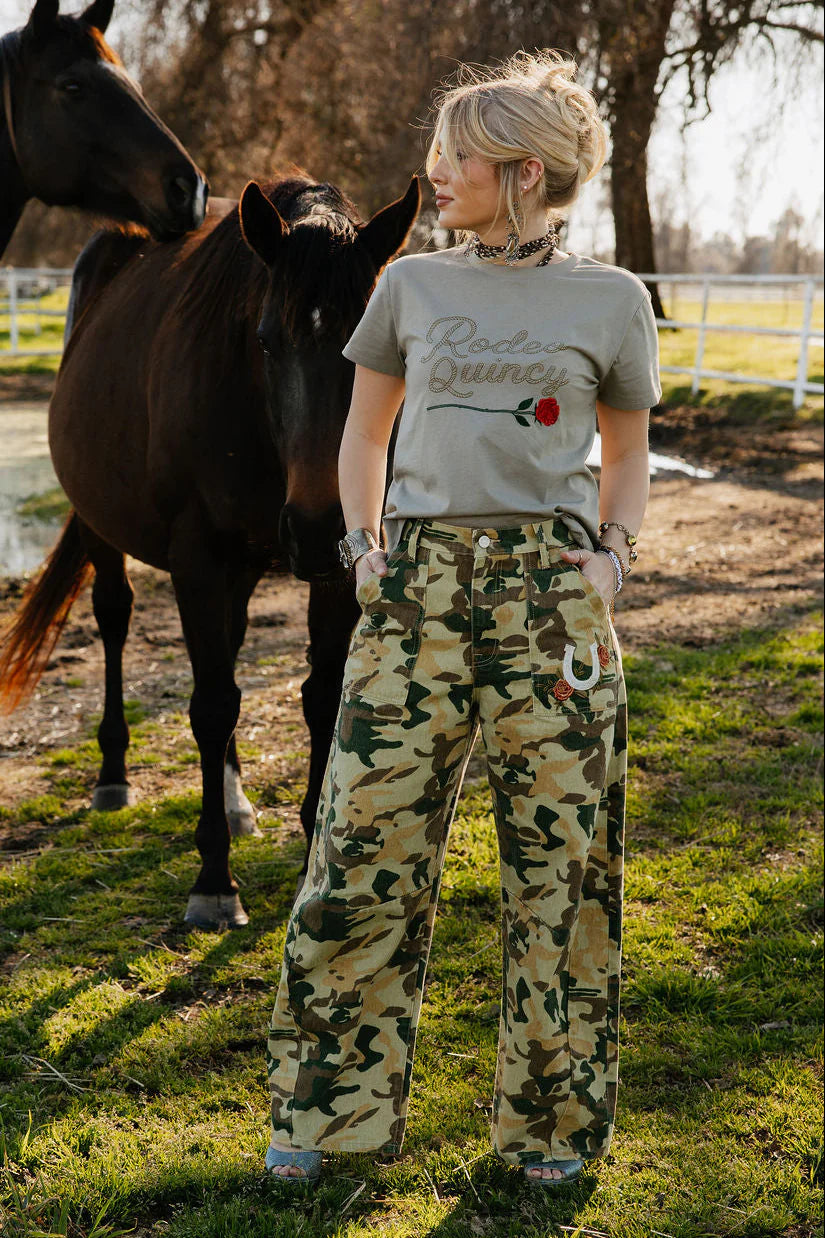 The Wild Rose Camo Jean