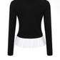 Mixed Long Sleeve Top