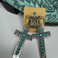 Cross Earring w/Stones Hoop
