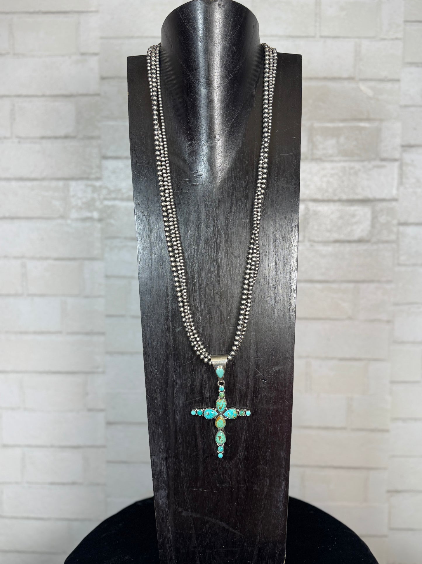 Turquoise Cross Pendant