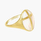 Mother of Pearl Cross Ring