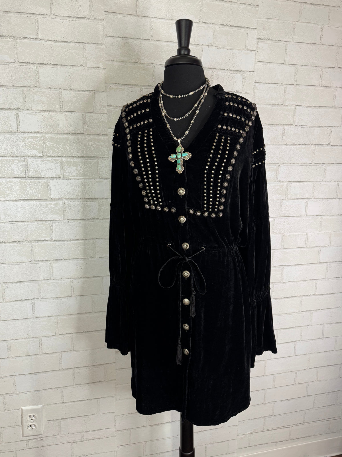 Black Velvet Tunic