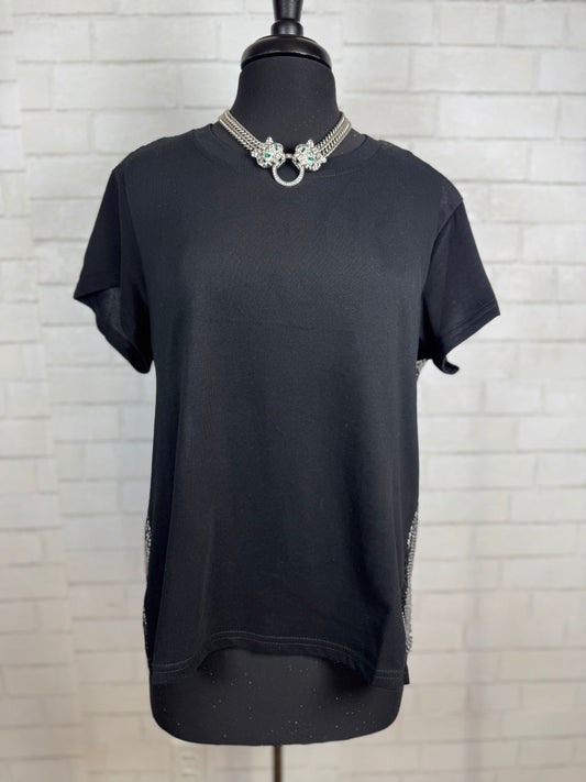 Sparkle Mesh Tee