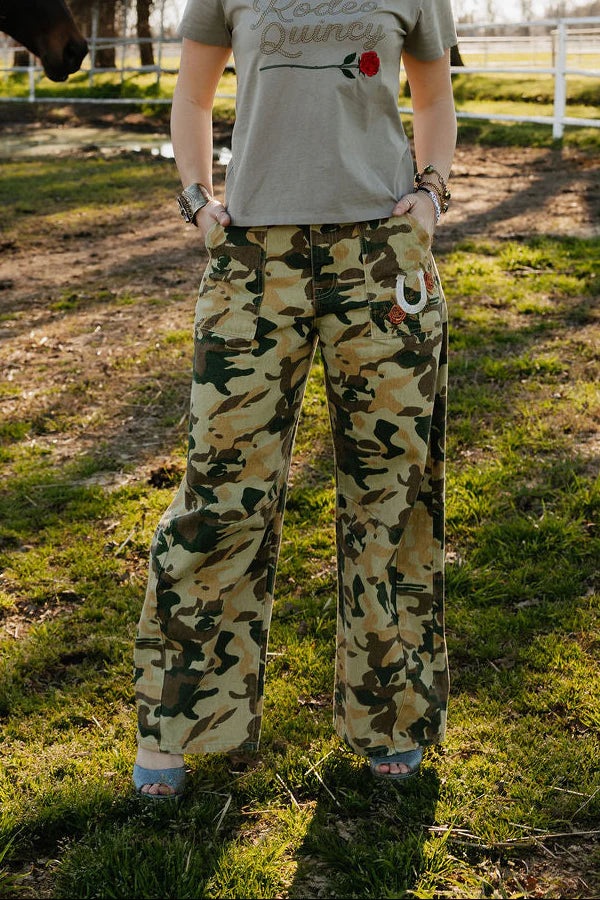 The Wild Rose Camo Jean