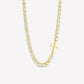 LUMINOUS CROSS TENNIS NECKLACE