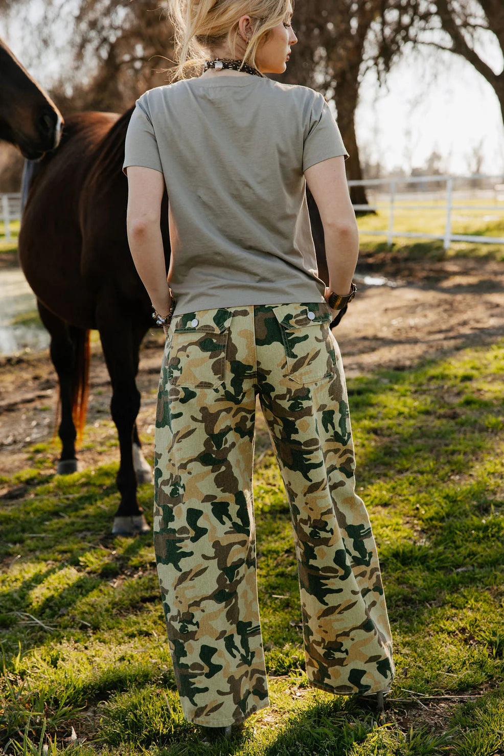The Wild Rose Camo Jean