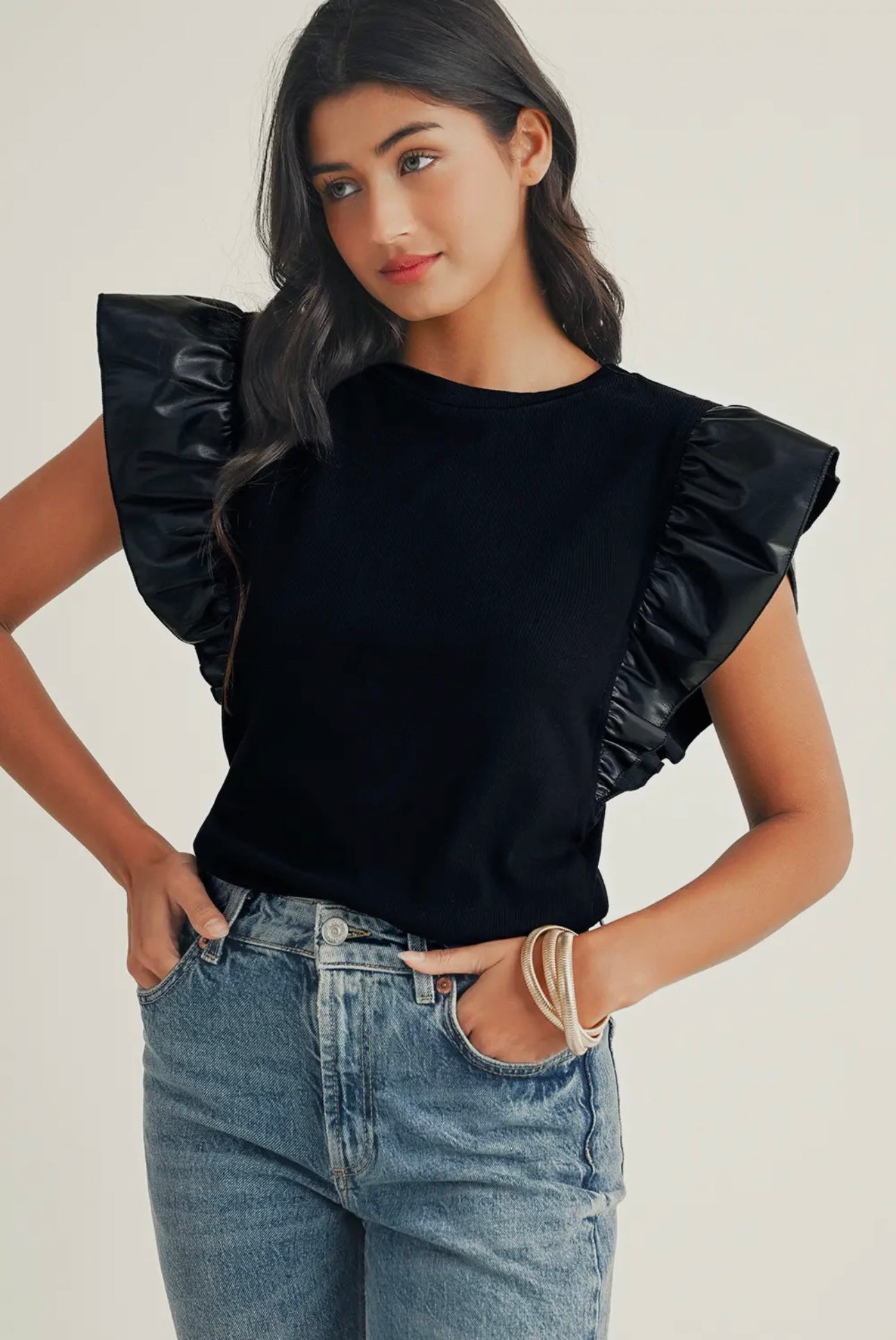 Not So Basic Black Blouse