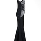 Bandage Pearl Embellished Mermaid Midi Dress
