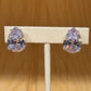 Teardrop French CZ Earring